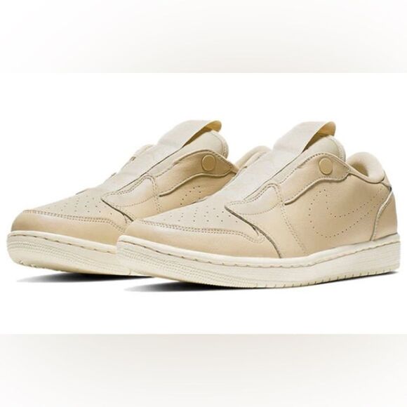New Air Jordan 1 Low Slip-On 'Desert Ore' AV3918-200 Women’s Size 12 - Picture 2 of 4